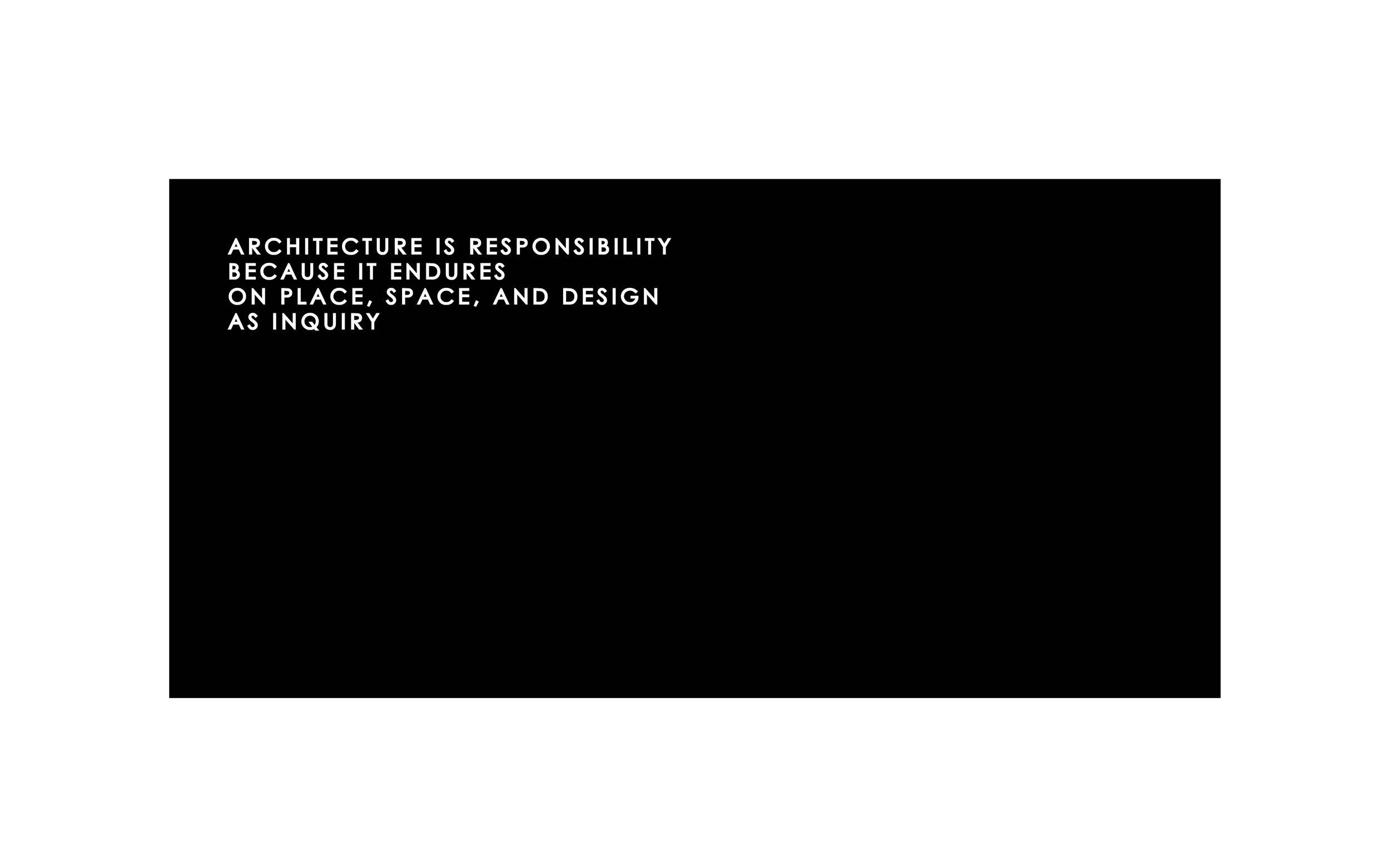 Architektur ist Verantwortung weil sie bleibt Ueber Ort Raum und den Entwurf als Erkenntnis Prof Felix Schwake