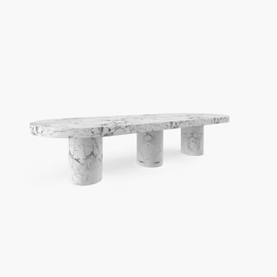 Dining Table Marble White FS179
