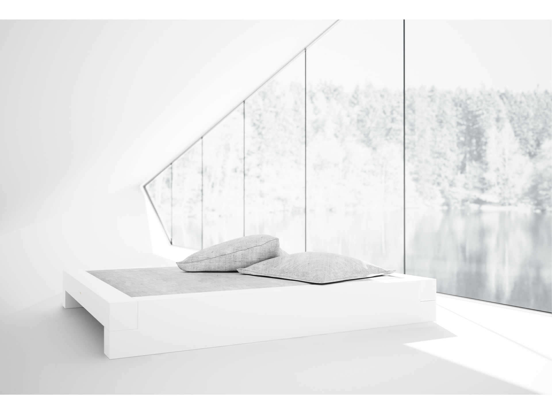 FELIX SCHWAKE BED I Sublime White Designer Bed