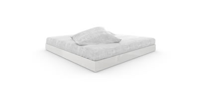 FELIX SCHWAKE BED IV onyx marble white individually customized