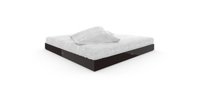 FELIX SCHWAKE BED IV precious wood macassar ebony black individually customized