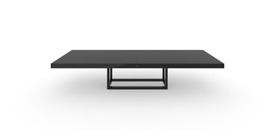 FELIX SCHWAKE BOARDROOM TABLE II III large piano lacquer black opener leg individually customized