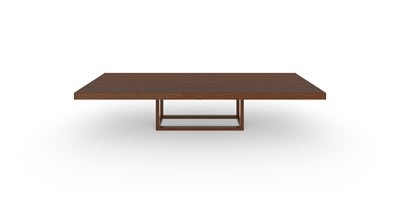 FELIX SCHWAKE BOARDROOM TABLE II III large precious wood mahogany opener leg individually customized