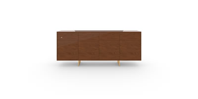 FELIX SCHWAKE CABINET II II sideboard precious wood mahogany individually customized