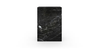 FELIX SCHWAKE CABINET II VI I Wall Unit Marble Onyx Black art purism