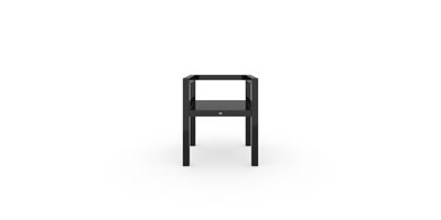 FELIX SCHWAKE CHAIR II with arm rests piano lacquer black individually customized