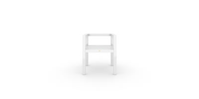 FELIX SCHWAKE CHAIR II with arm rests piano lacquer white individually customized