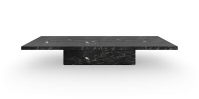 FELIX SCHWAKE CONFERENCE TABLE II IV Very Large Marble Onyx Black art purism
