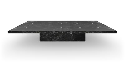 FELIX SCHWAKE CONFERENCE TABLE II V Large Structure Marble Onyx Black art purism