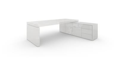FELIX SCHWAKE DESK IV I I 1 sideboard onyx marble white individually customized