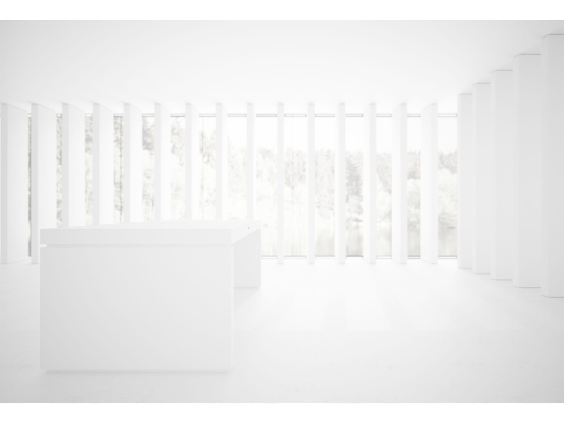 FELIX SCHWAKE SCHREIBTISCH IV Eleganter Weisser Chef Schreibtisch