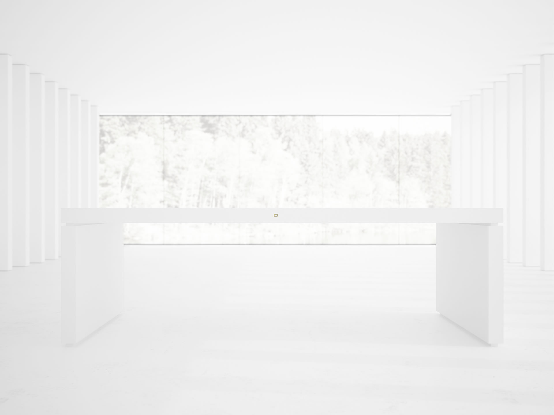 FELIX SCHWAKE SCHREIBTISCH IV epochaler Weisser Chef Schreibtisch