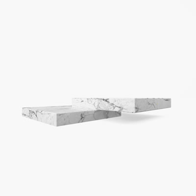 Marble Coffee Table White FS123