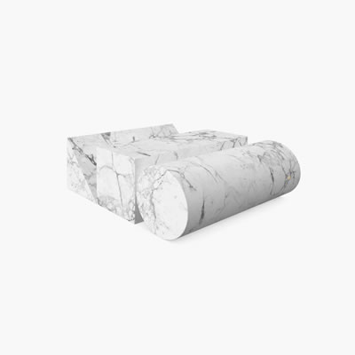 Marble Coffee Table White FS440