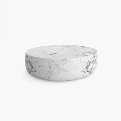 Marble Coffee Table White FS60c
