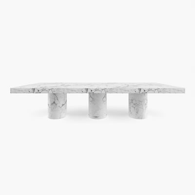 Marble Dining Table White FS173