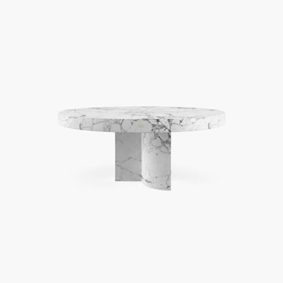 Marble Dining Table White FS194a