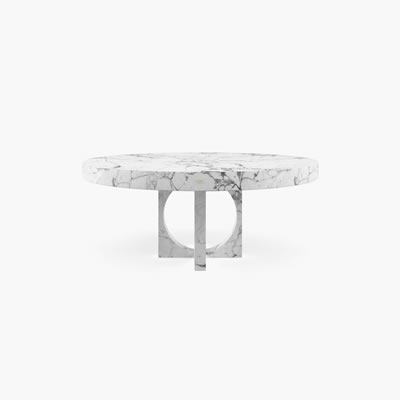 Marble Dining Table White FS194c
