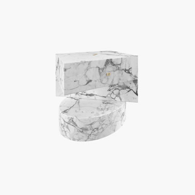 Side Table Marble White FS124