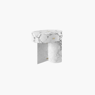 Side Table Marble White FS128a