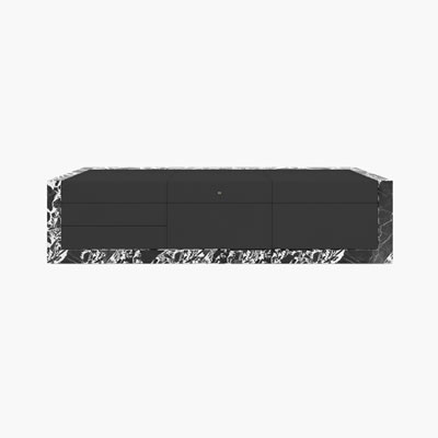 Sideboard Marble Black White FS407